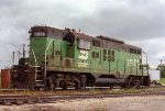 BN 1977, EMD GP9, ex SP&S 152 at Eola Yard 